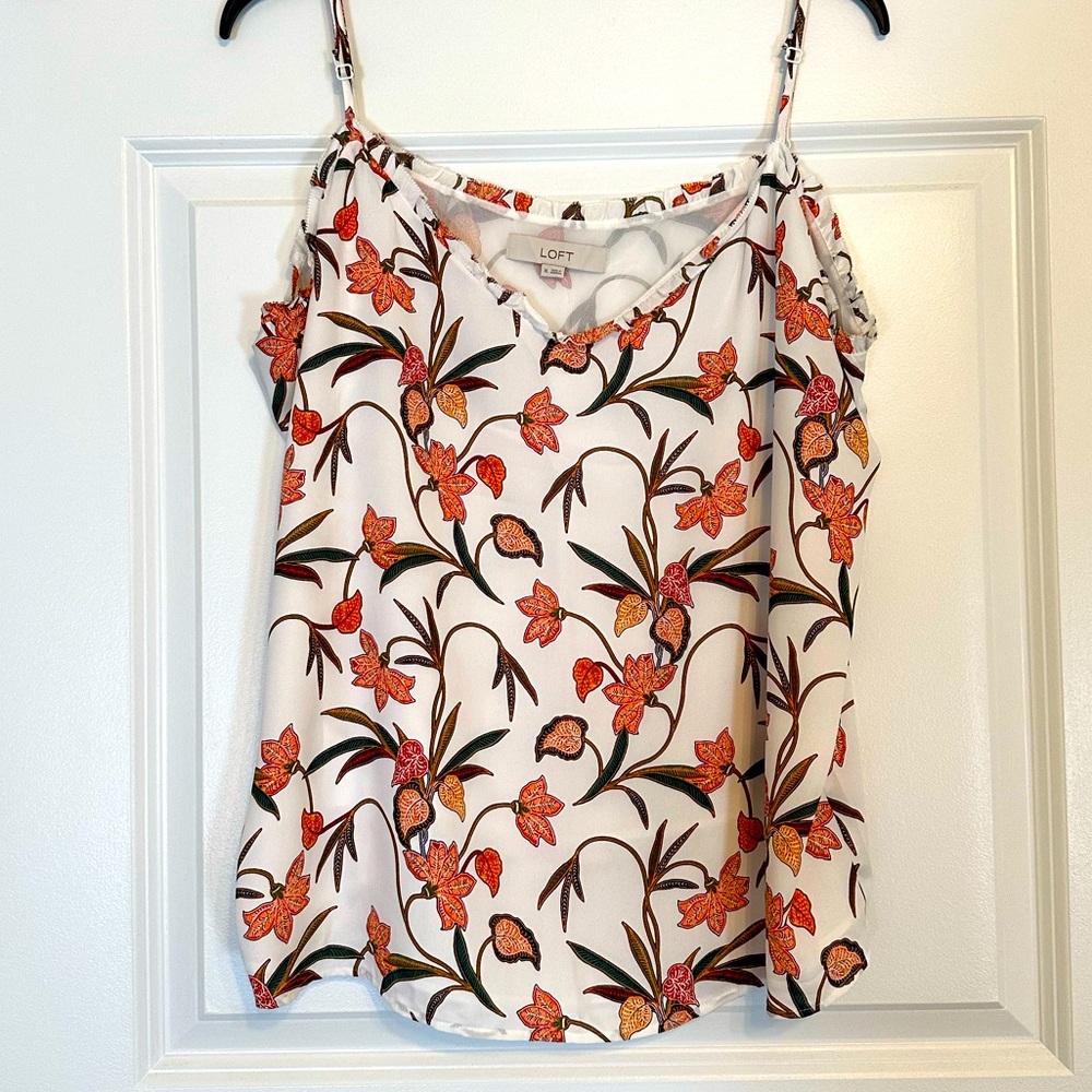 NWT Loft “silky” tank for spring! XL